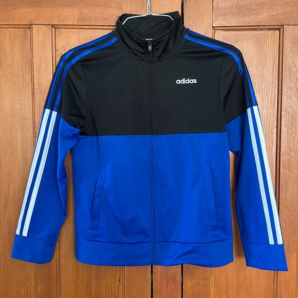 ADIDAS  like new zip front track suit (jacket and pants) - Picture 2 of 14